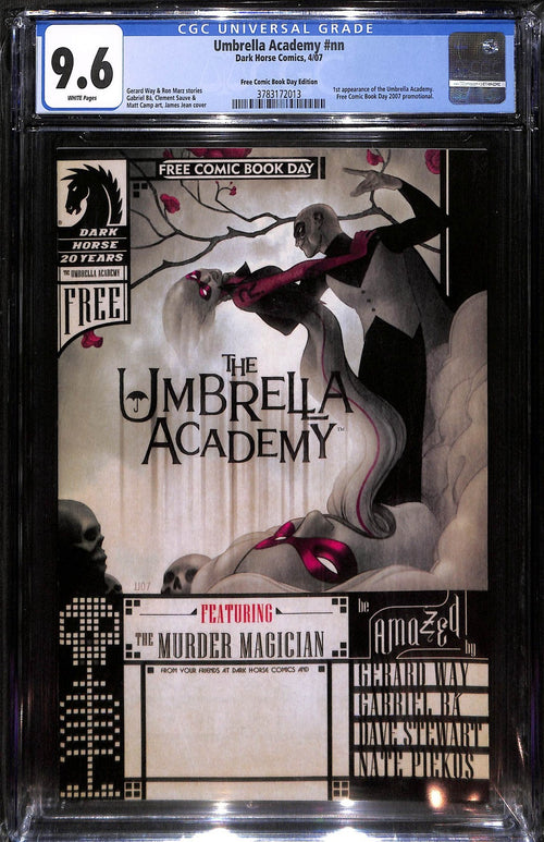 Umbrella Academy Zero Killer FCBD 1st App Umbrella Academy CGC 9.60