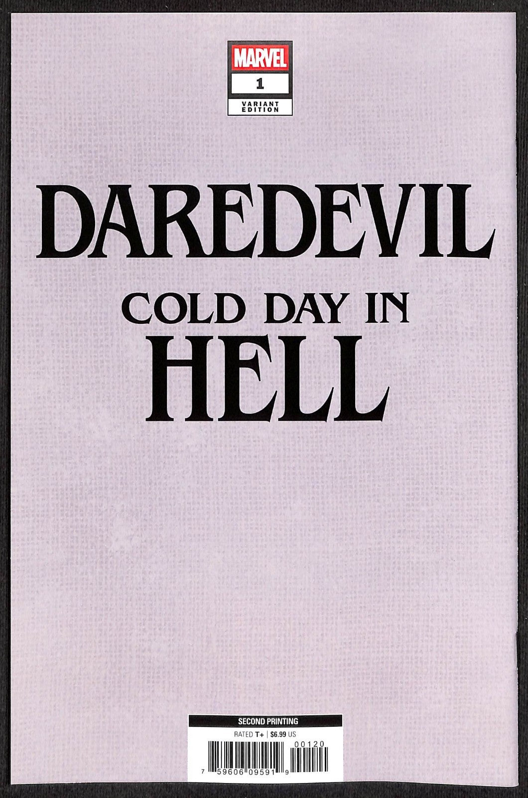 Daredevil Cold Day in Hell #1 Frank Miller 2nd Print 1:25 Virgin Variant1
