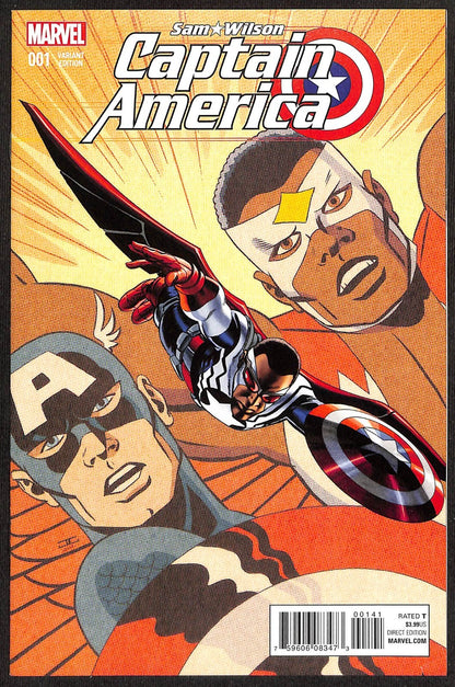 Captain America Sam Wilson #1 John Cassaday 1:50 Variant0