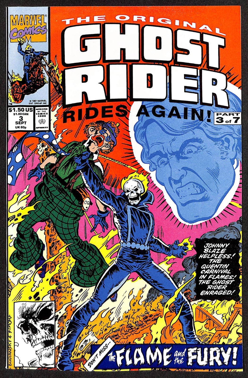 Original Ghost Rider Rides Again #1-7 Complete Set VFN3