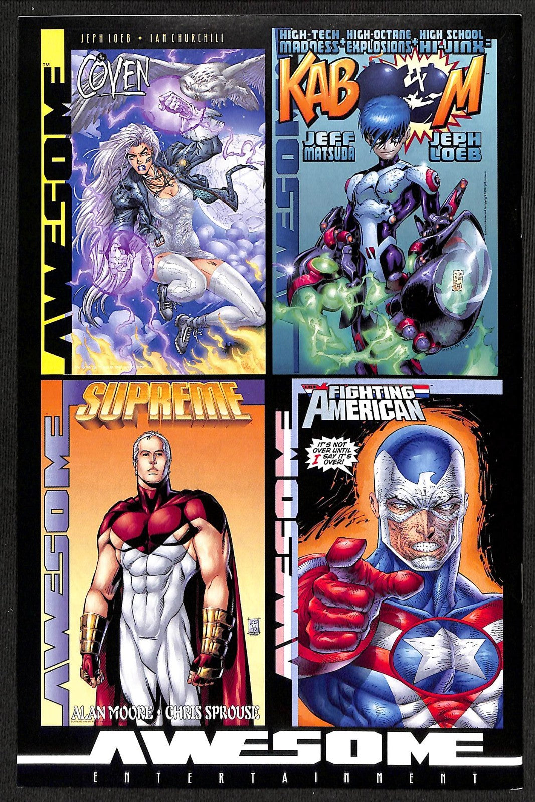 Awesome Comics The Allies San Diego Comic Con Preview Edition 19971