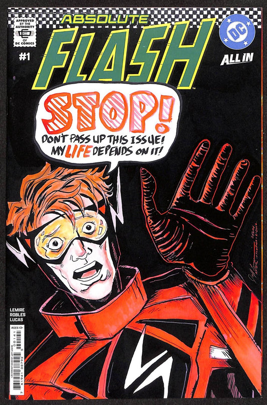 Absolute Flash #1 Jeff Lemire 1:25 Variant0