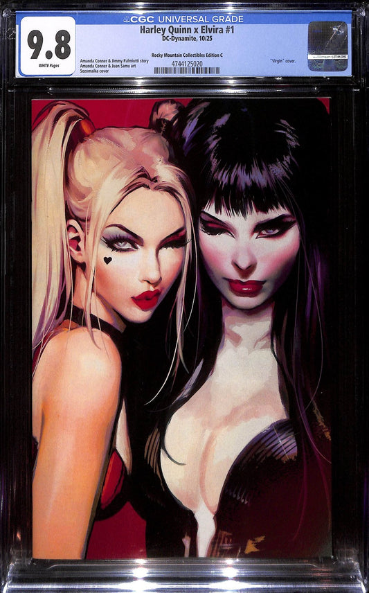 Harley Quinn x Elvira #1 Sozomaika NYCC Virgin Variant Ltd 600 CGC 9.80