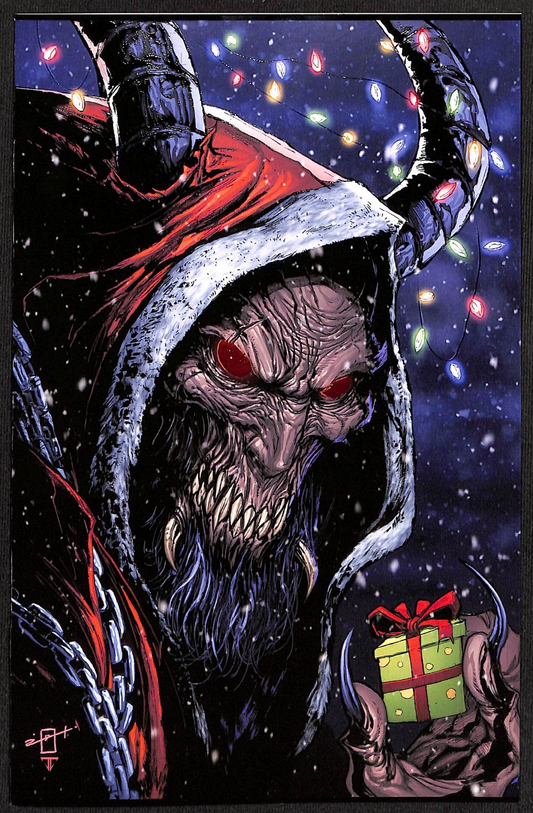 Krampus Embossed Spot Foil Artbook Jonathan Uribe Virgin Variant Ltd 500
