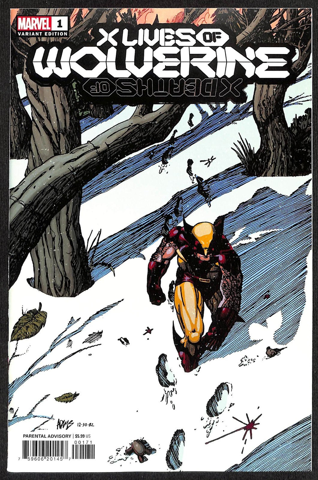 X Lives of Wolverine #1 Arthur Adams 1:100 Variant0