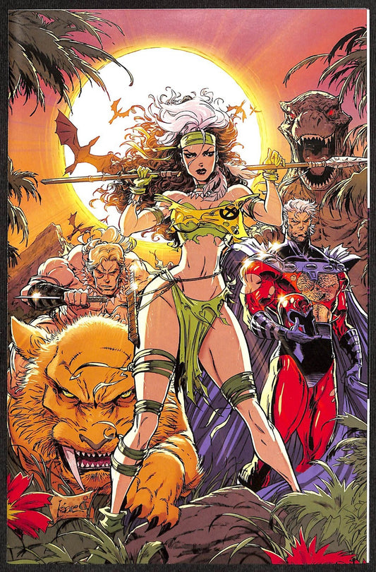 Rogue The Savage Land #1 Kaare Andrews 1:25 2nd Print Virgin Variant0