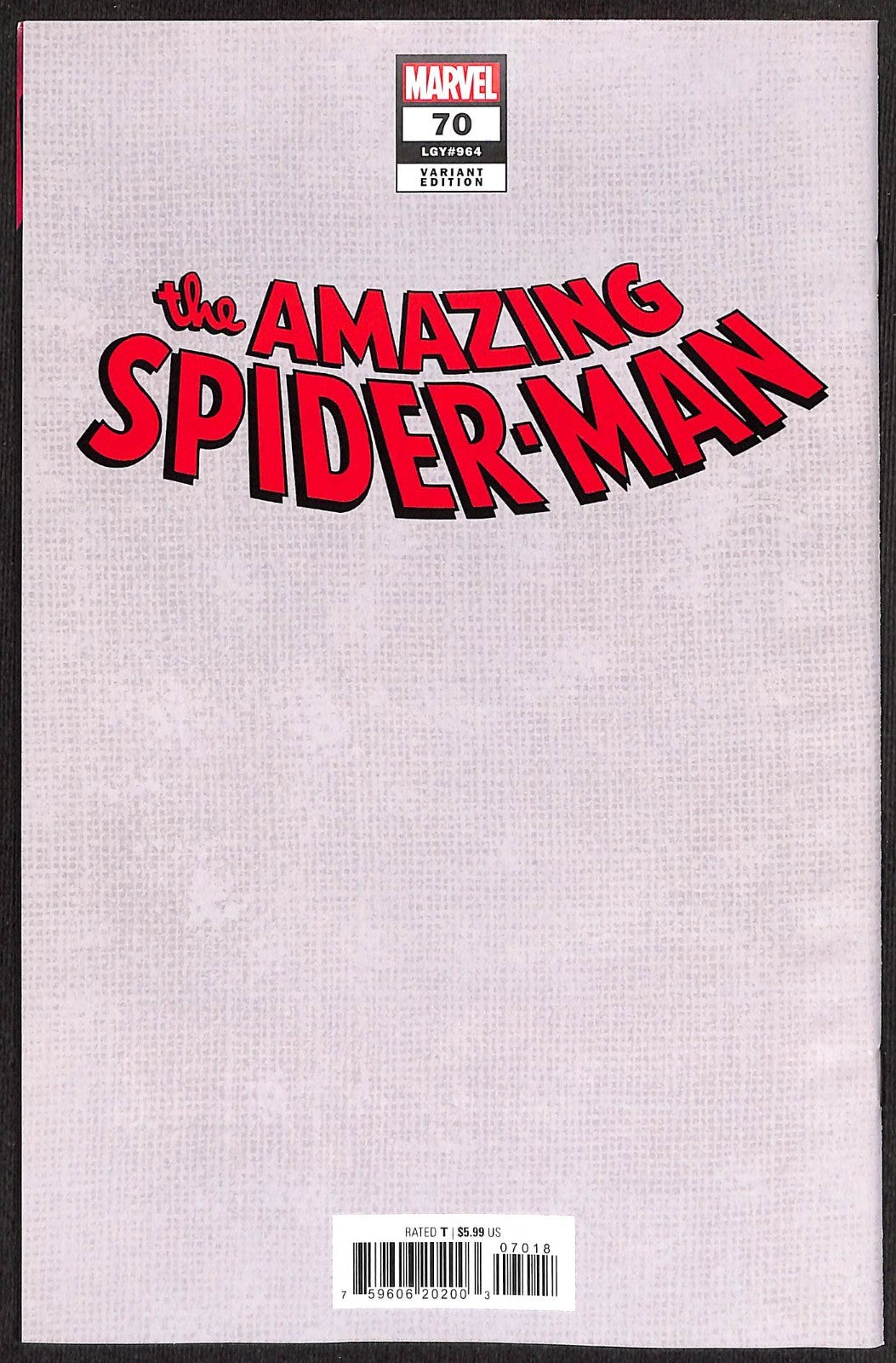 Amazing Spider-Man #70 Frank Miller 1:100 Virgin Variant1