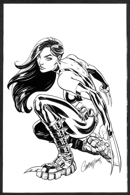 Laura Kinney Wolverine #1 J Scott Campbell 2nd Print 1:25 Virgin Variant0
