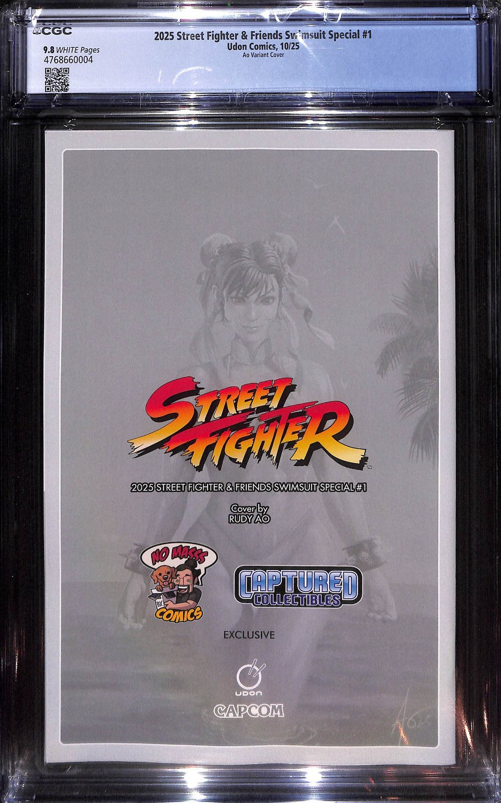 Street Fighter & Friends Swimsuit Special #1 Rudy Ao Variant Ltd 200 CGC 9.81
