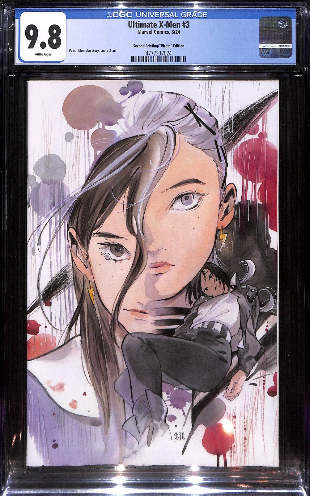 Ultimate X-Men #3 Peach Momoko 1:25 2nd Print Virgin Variant CGC 9.80