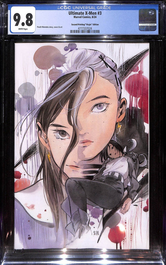 Ultimate X-Men #3 Peach Momoko 1:25 2nd Print Virgin Variant CGC 9.80