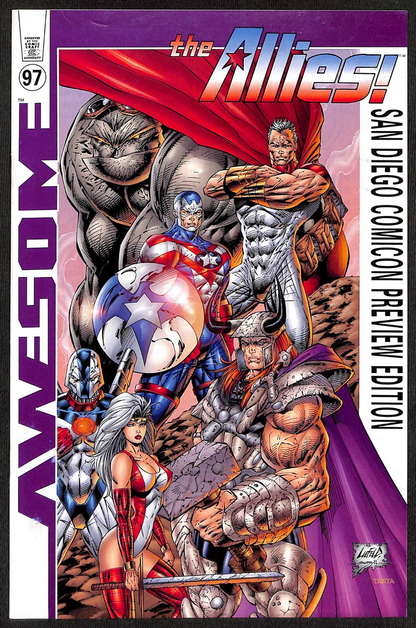 Awesome Comics The Allies San Diego Comic Con Preview Edition 19970