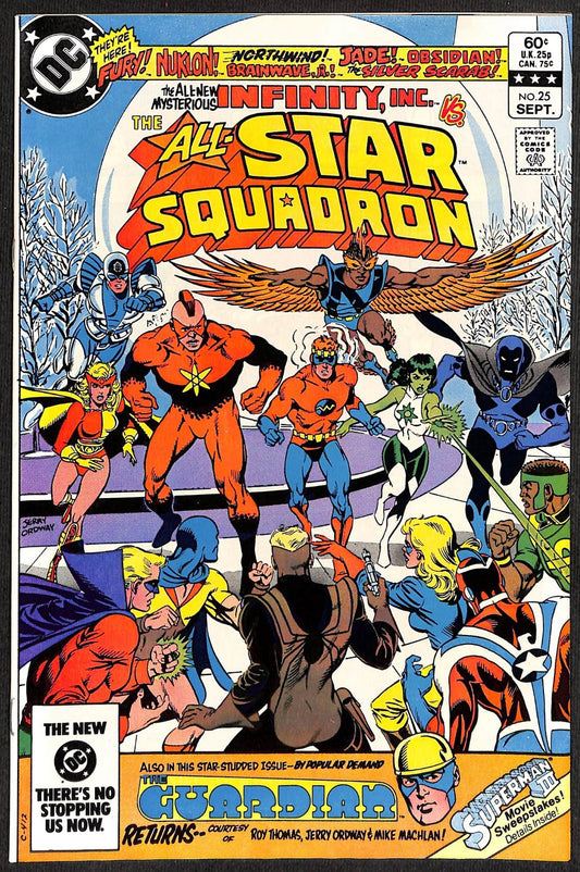 All Star Squadron #25 1st Team Appearance of Infinity Inc VFN/NM0