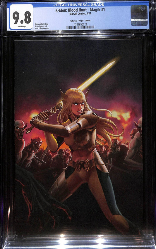 X-Men Blood Hunt Magik #1 Ivan Talavera 1:50 Virgin Variant CGC 9.80