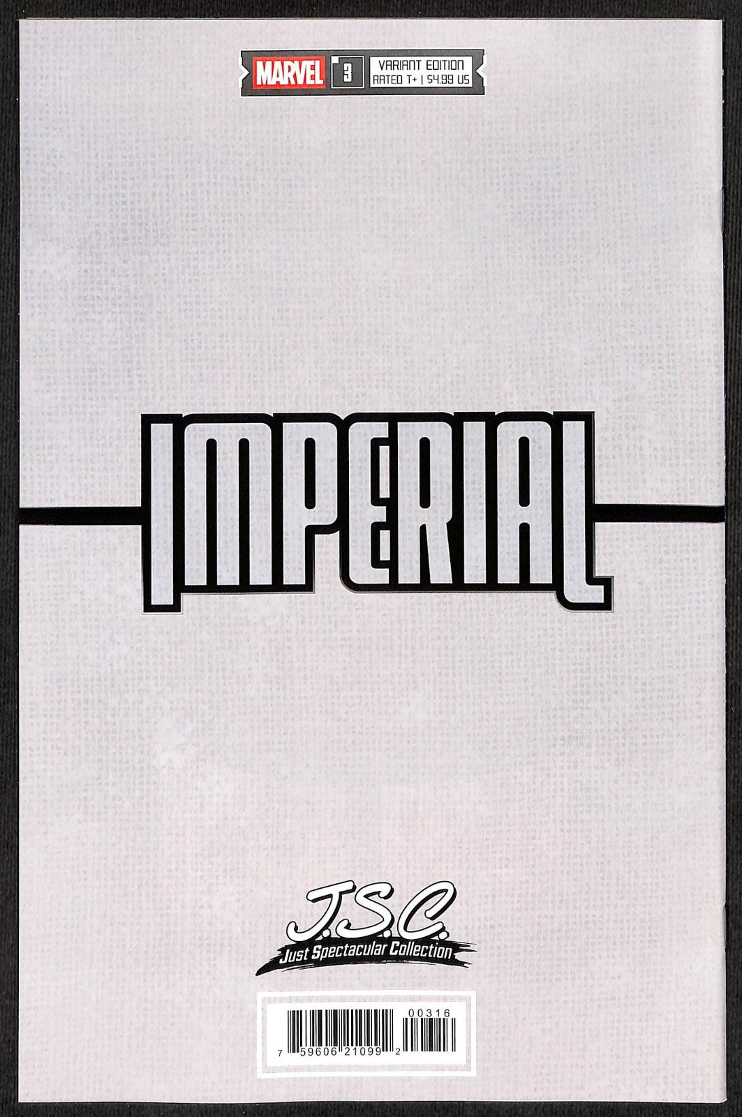 Imperial #3 J Scott Campbell 1:100 Virgin Variant1
