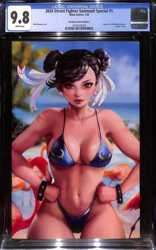 Street Fighter & Friends Swimsuit Special #1 Miki Okazaki SDCC Variant CGC 9.80