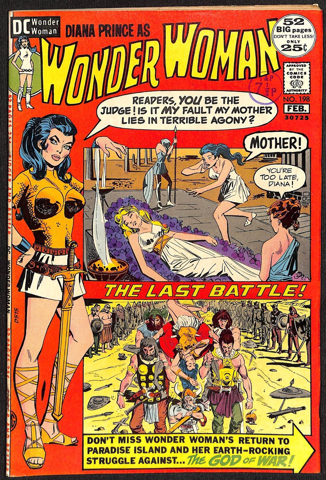 Wonder Woman #198 VFN-0