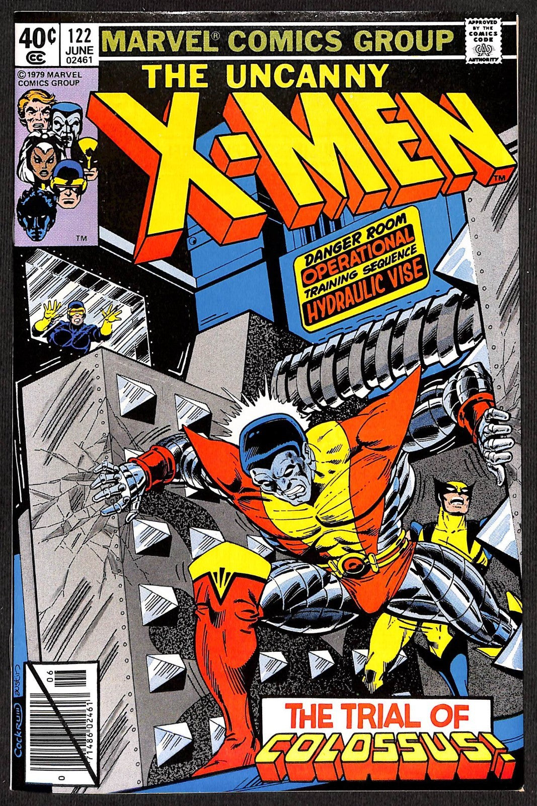 Uncanny X-Men #122 Origin of Colossus NM-0