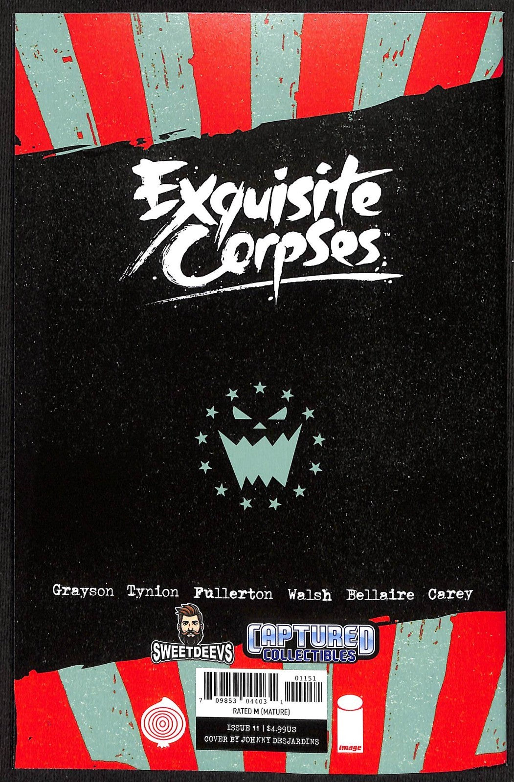 Exquisite Corpses #11 Johnny Desjardins Virgin Variant Ltd 4001
