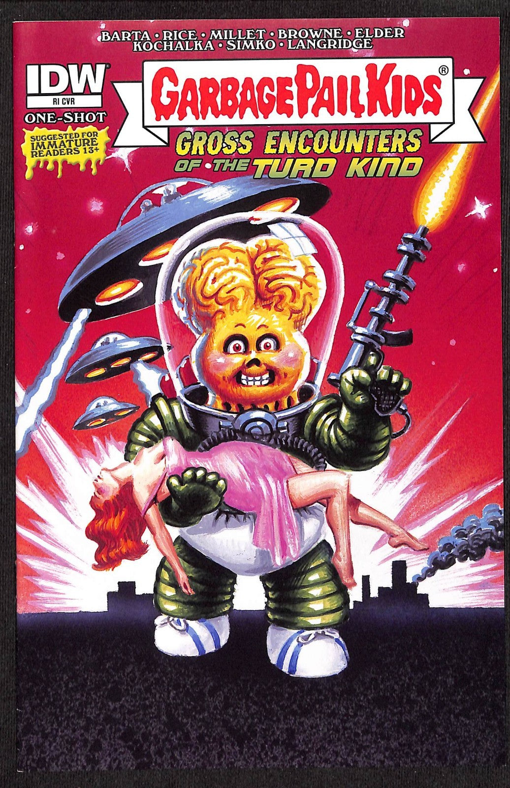 Garbage Pail Kids Gross Encounters #1 John Pound 1:10 Variant0
