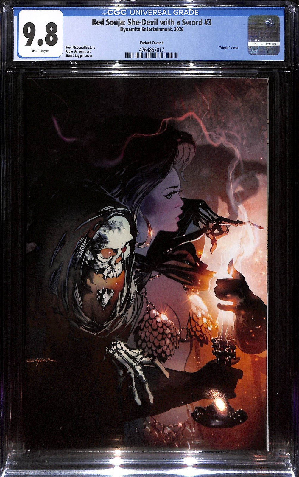 Red Sonja She Devil with a Sword #3 Stuart Sayger 1:20 Variant CGC 9.80
