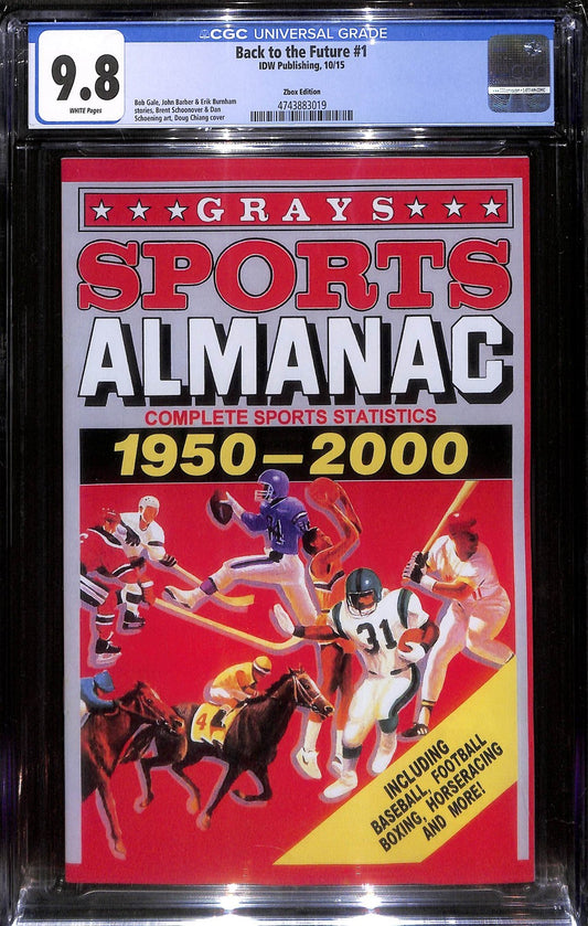 Back to the Future #1 Grays Sports Almanac Variant CGC 9.80