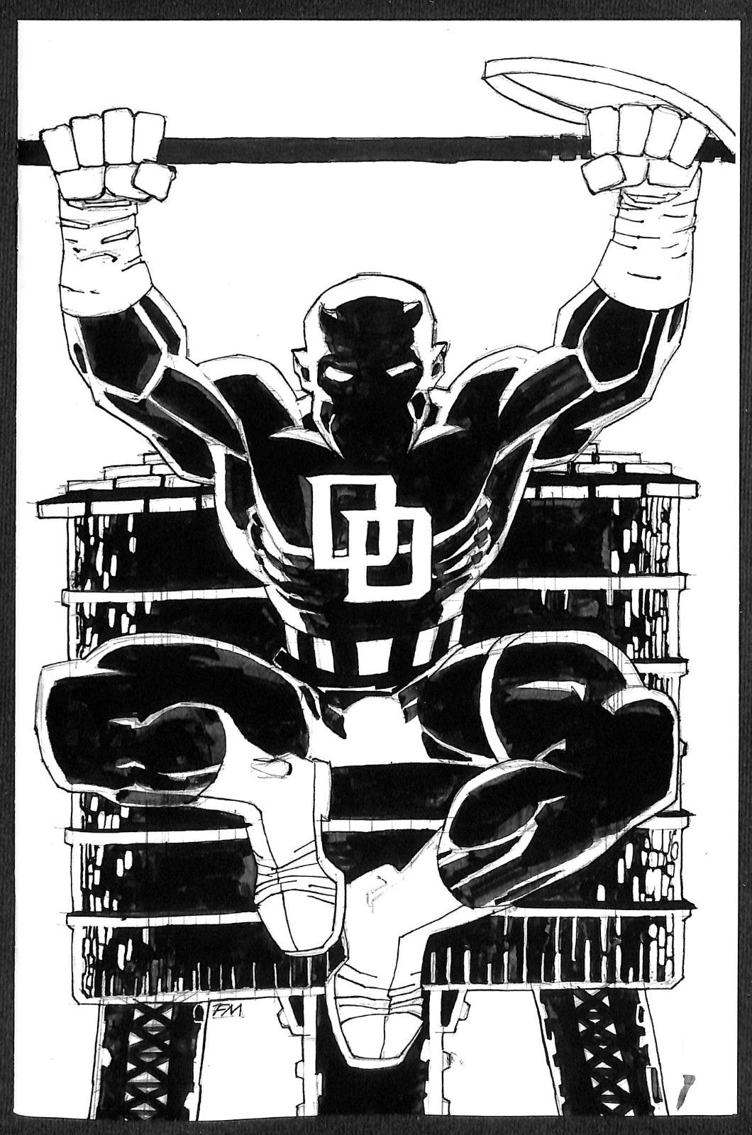 Daredevil Cold Day in Hell #1 Frank Miller 2nd Print 1:25 Virgin Variant0
