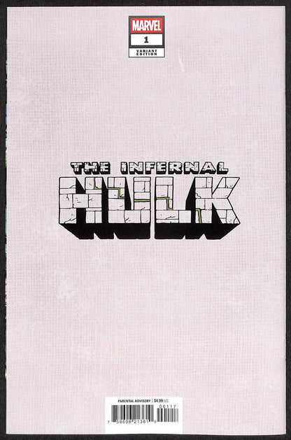 Infernal Hulk #1 Nic Klein 1:100 Virgin Variant1