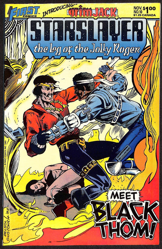 Starslayer #10 1st Full Appearance of Grimjack VFN+0