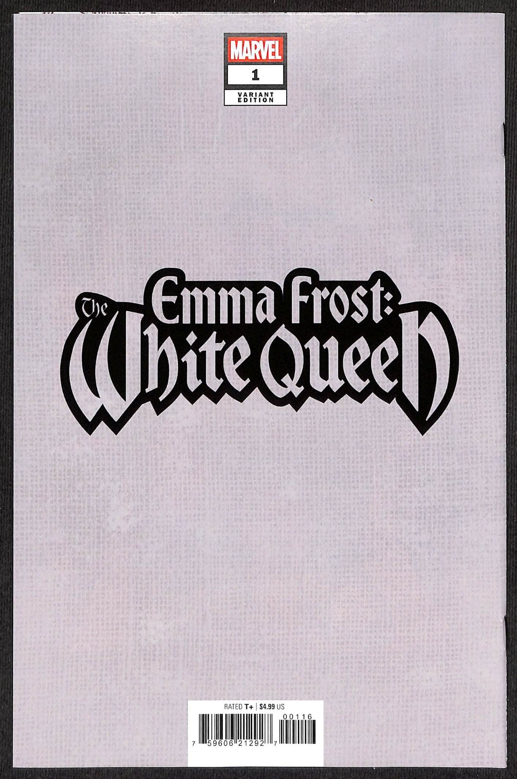 Emma Frost the White Queen #1 Joshua Swaby 1:100 Virgin Variant1