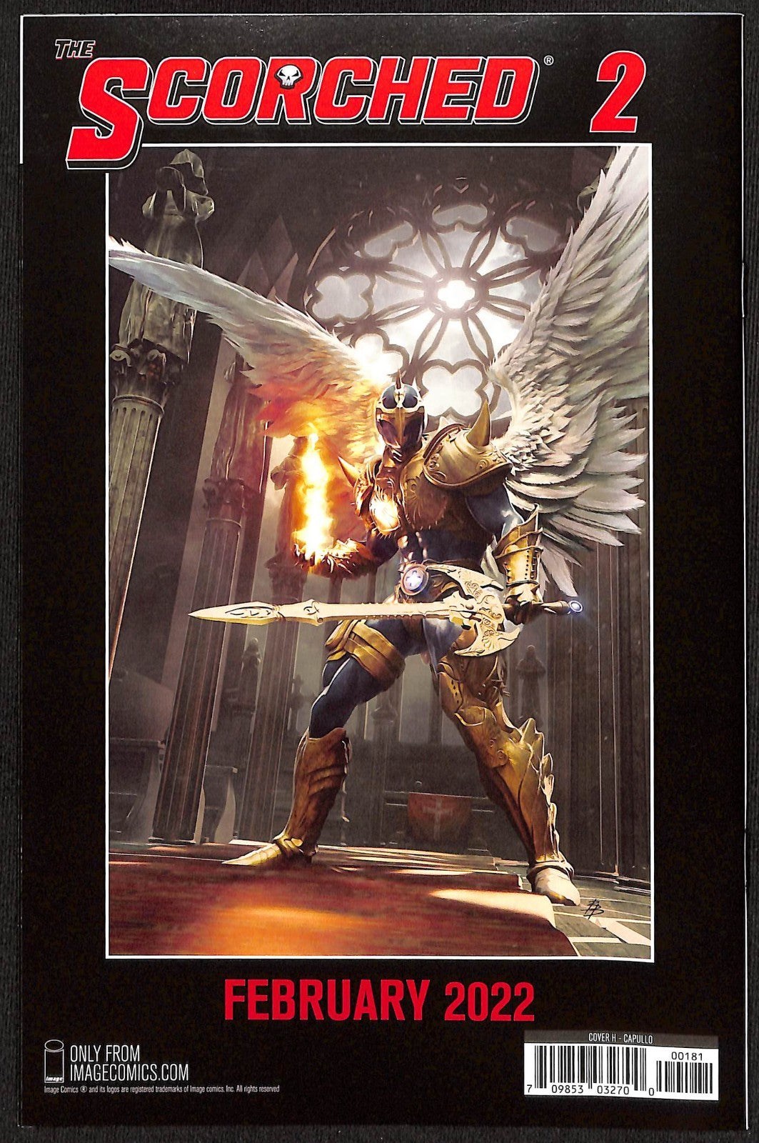 Scorched #1 Greg Capullo 1:50 Sketch Variant1