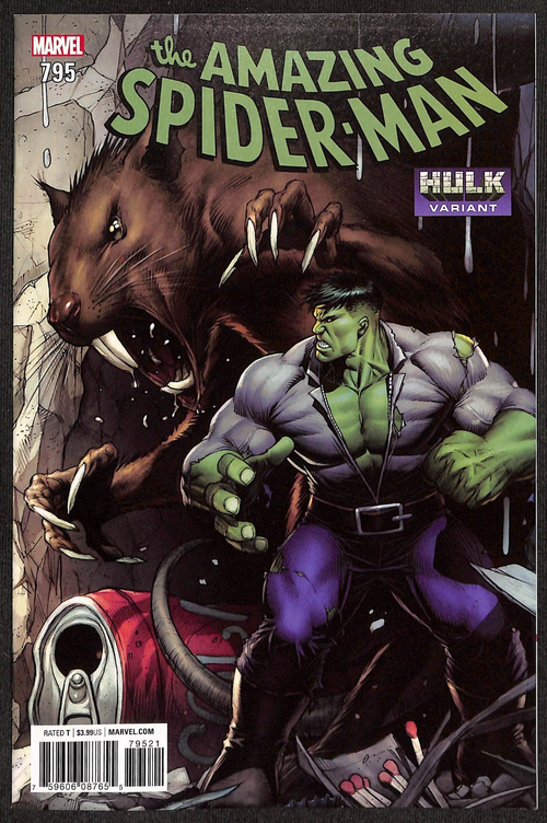 Amazing Spider-Man #795 Dale Keown Hulk Variant0