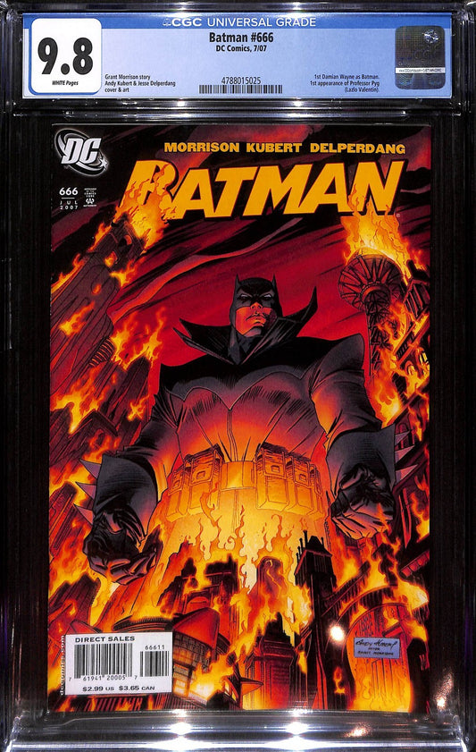 Batman #666 1st Damian Wayne as Batman 1st Professor Pyg CGC 9.80