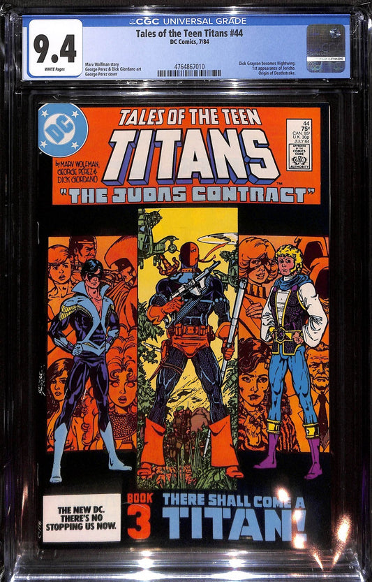 Tales of the Teen Titans #44 1st App Nightwing CGC 9.40