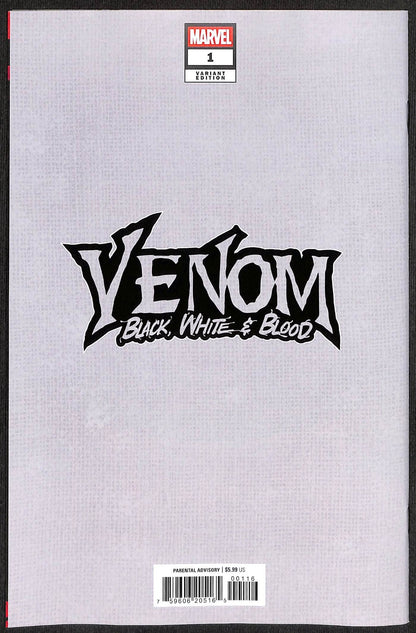Venom Black White and Blood #1 Peach Momoko 1:100 Virgin Variant1