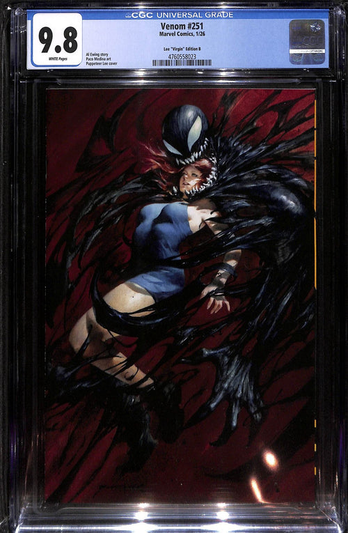 Venom #251 Puppeteer Lee 1:100 Virgin Variant CGC 9.80