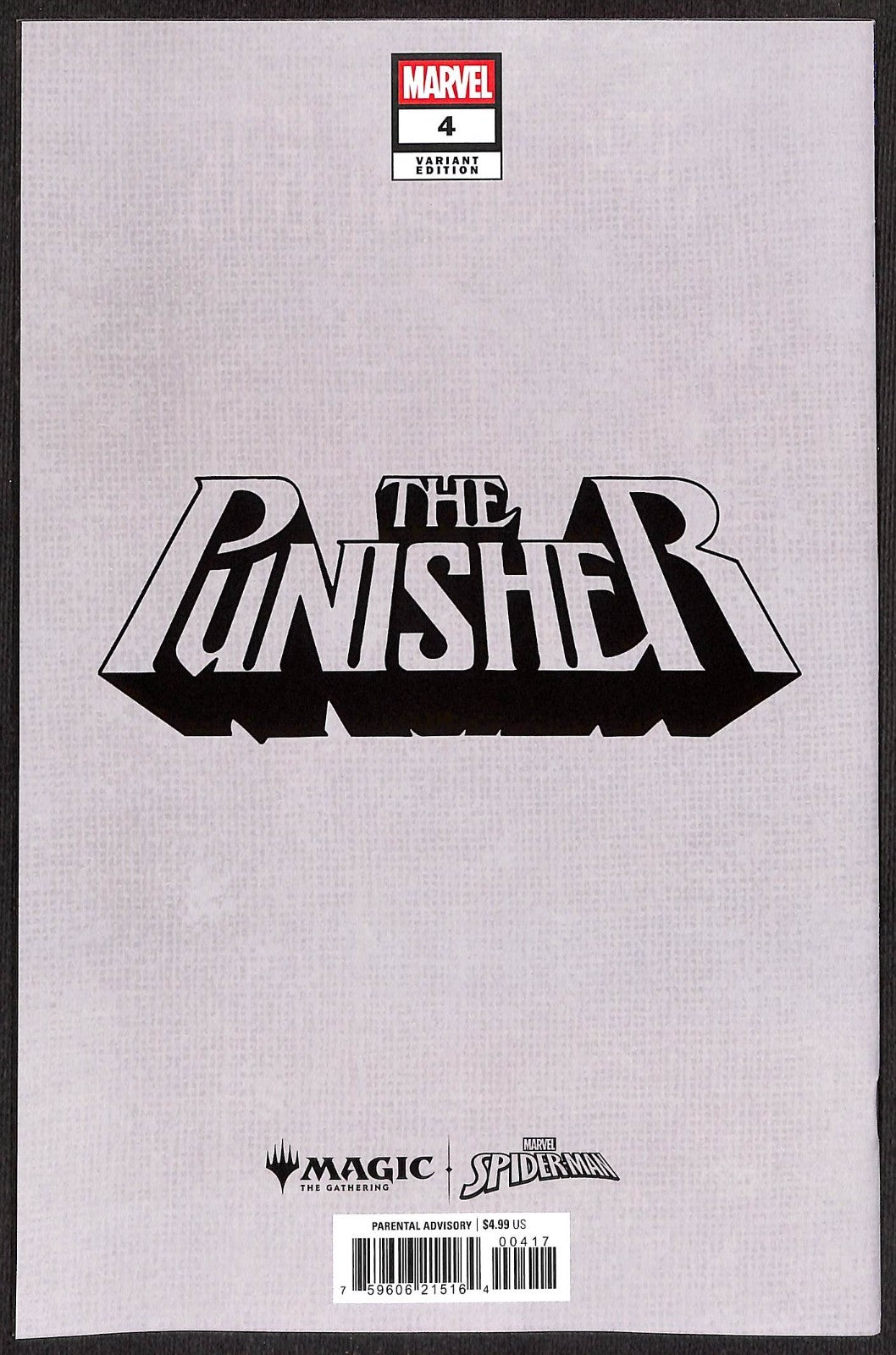 Punisher #4 Xabi Gaztelua 1:50 Magic The Gathering Virgin Variant1