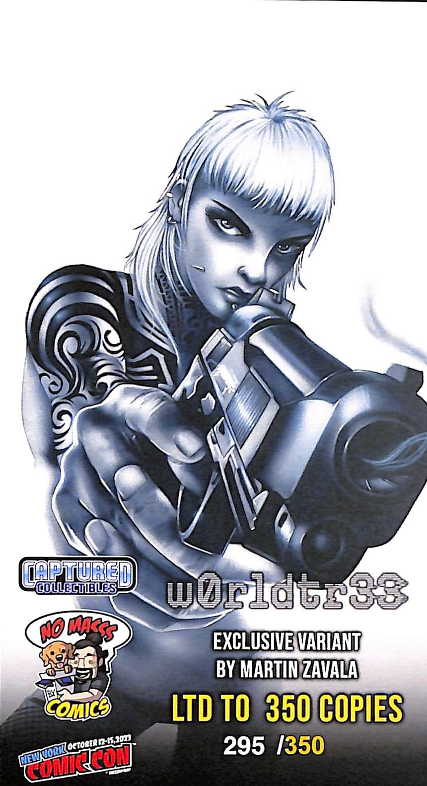 W0rldtr33 #5 Martin Zavala NYCC Virgin Variant Ltd to 350 with COA2