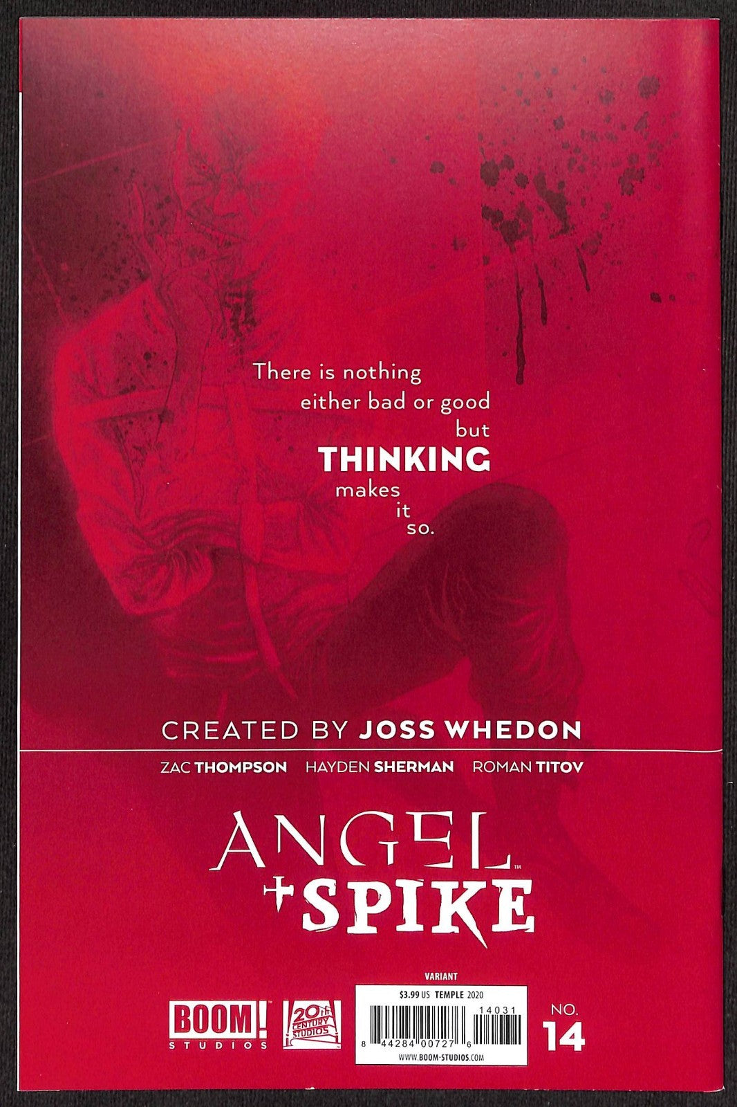 Angel & Spike #14 Ben Templesmith 1:20 Variant1