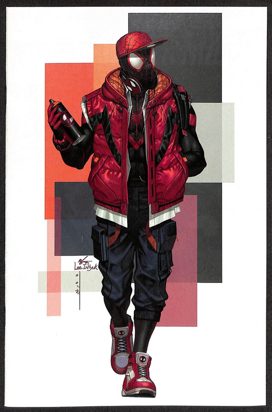 Miles Morales Spider-Man #40 Inhyuk Lee 1:50 Street-Verse Virgin Variant0