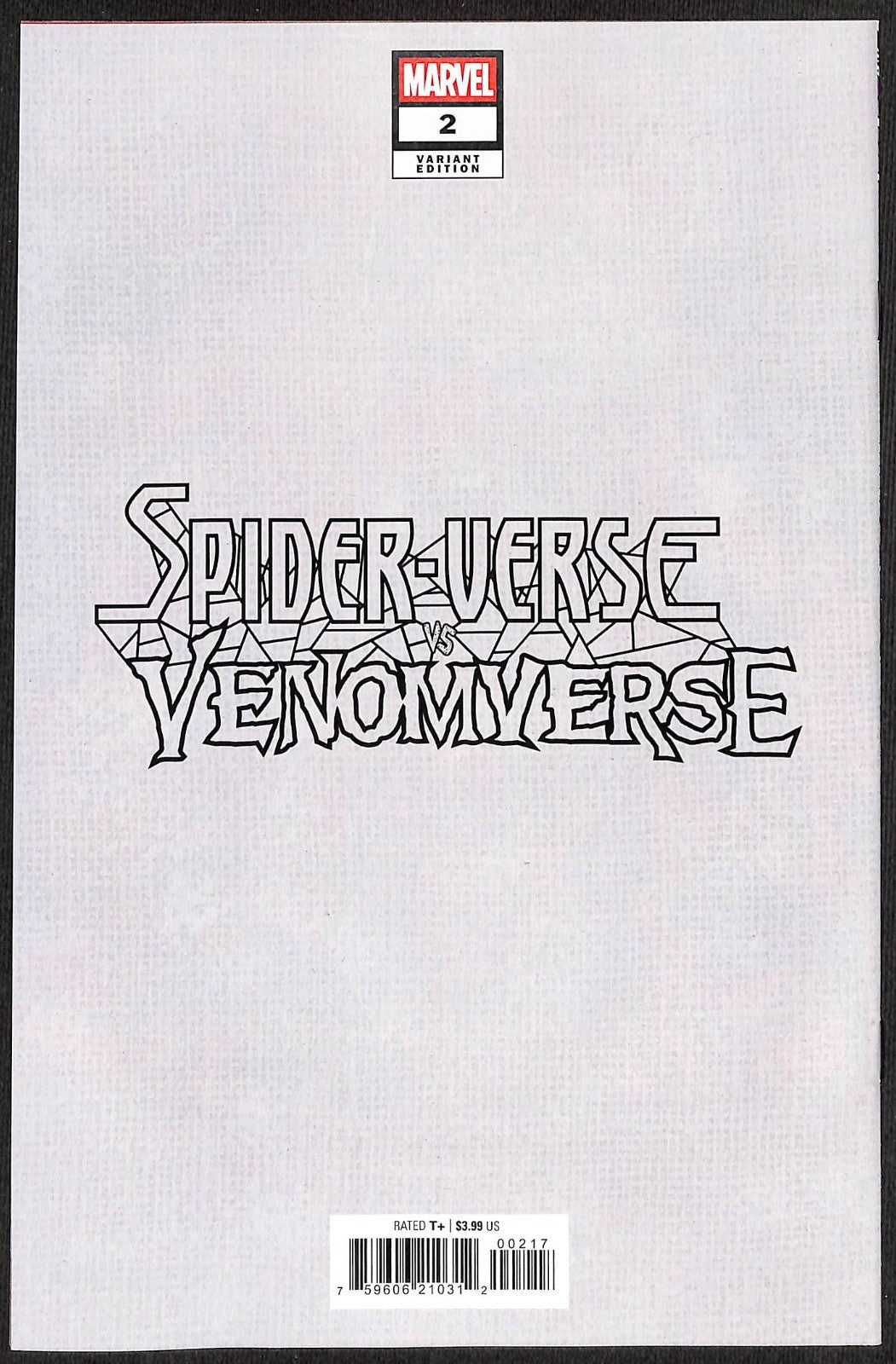Spider-Verse vs. Venomverse #2 Luciano Vecchio 1:100 Virgin Variant1