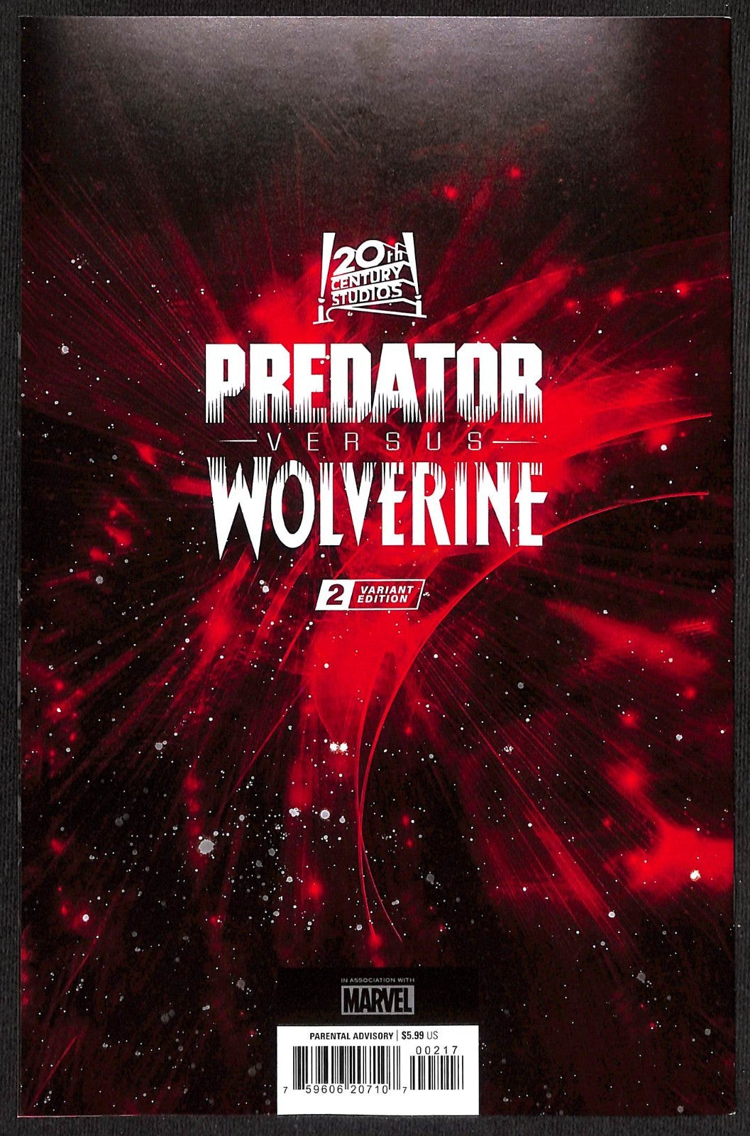 Predator vs. Wolverine #2 Gary Frank 1:100 Virgin Variant1
