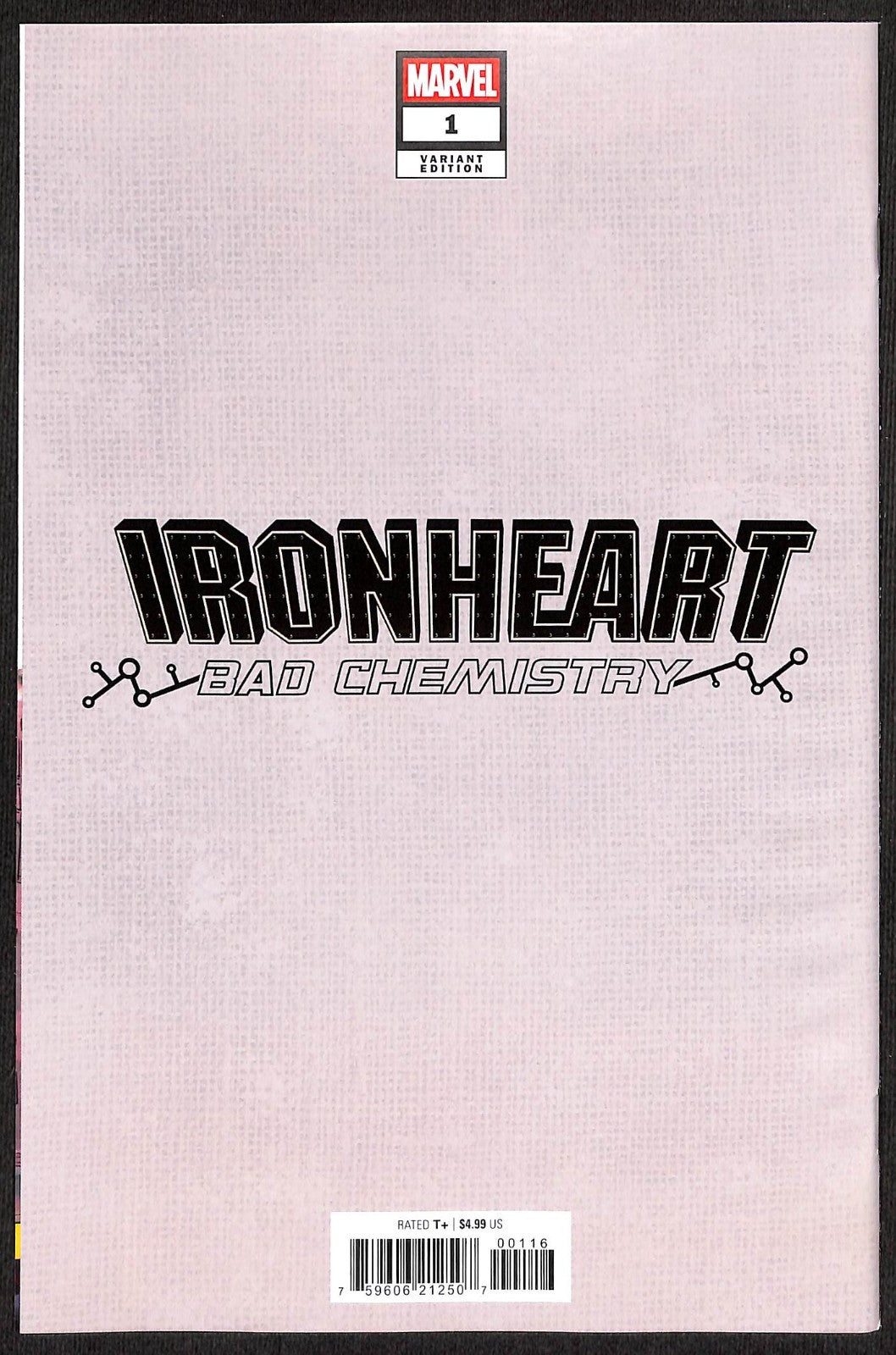 Ironheart Bad Chemistry #1 Mateus Manhanini 1:100 Virgin Variant1