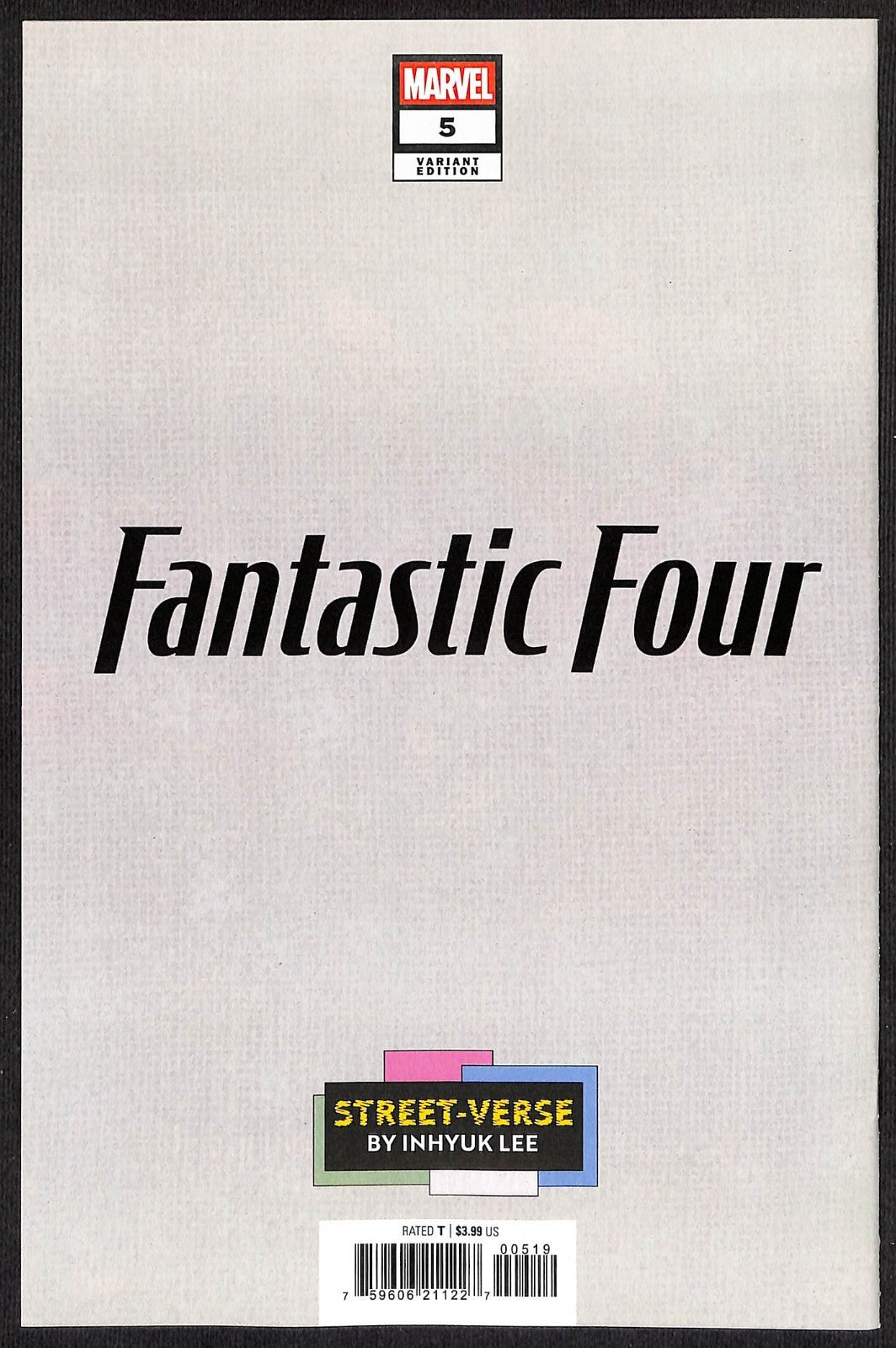 Fantastic Four #5 Inhyuk Lee 1:50 Street-Verse Virgin Variant1