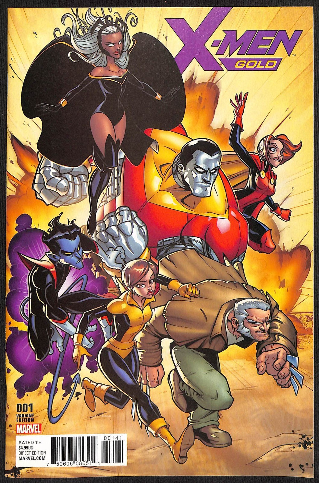 X-Men Gold #1 Bill Martin 1:50 Variant0