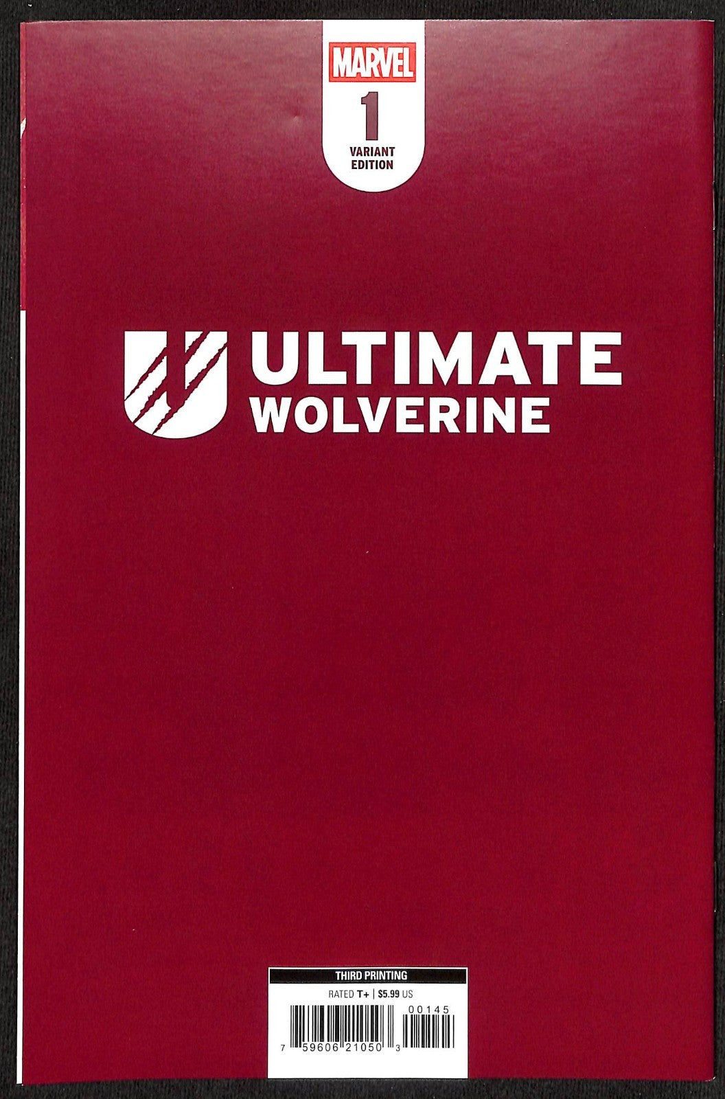 Ultimate Wolverine #1 Gabriele Dell Otto 1:25 3rd Print Virgin Variant1
