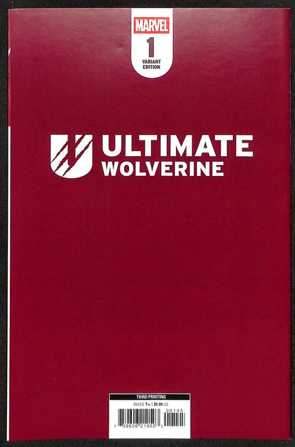 Ultimate Wolverine #1 Gabriele Dell Otto 1:25 3rd Print Virgin Variant1